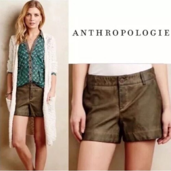 Anthropologie Pilcro and the Leatherpress faux leather shorts - Picture 3 of 7